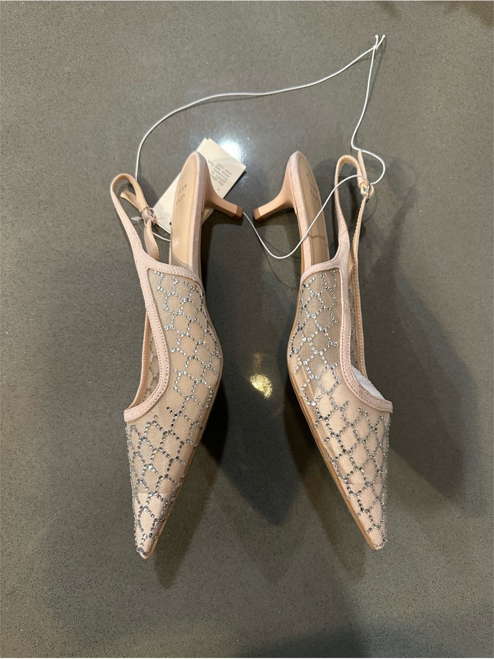 A New Day Gigi Embellished Slingback Kitten Heels - Size 11 - Picture 11 of 12
